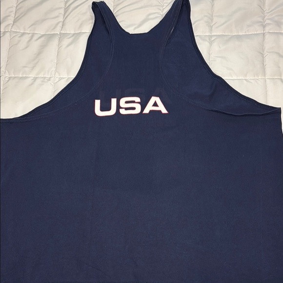 Nike Vintage Navy Blue Tank Top with Flag Logo - Picture 10 of 13